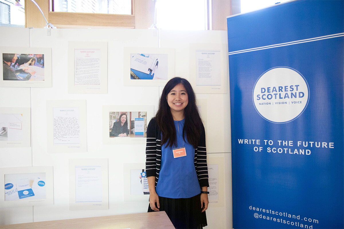 First day the Exhibition at Scottish Parliament