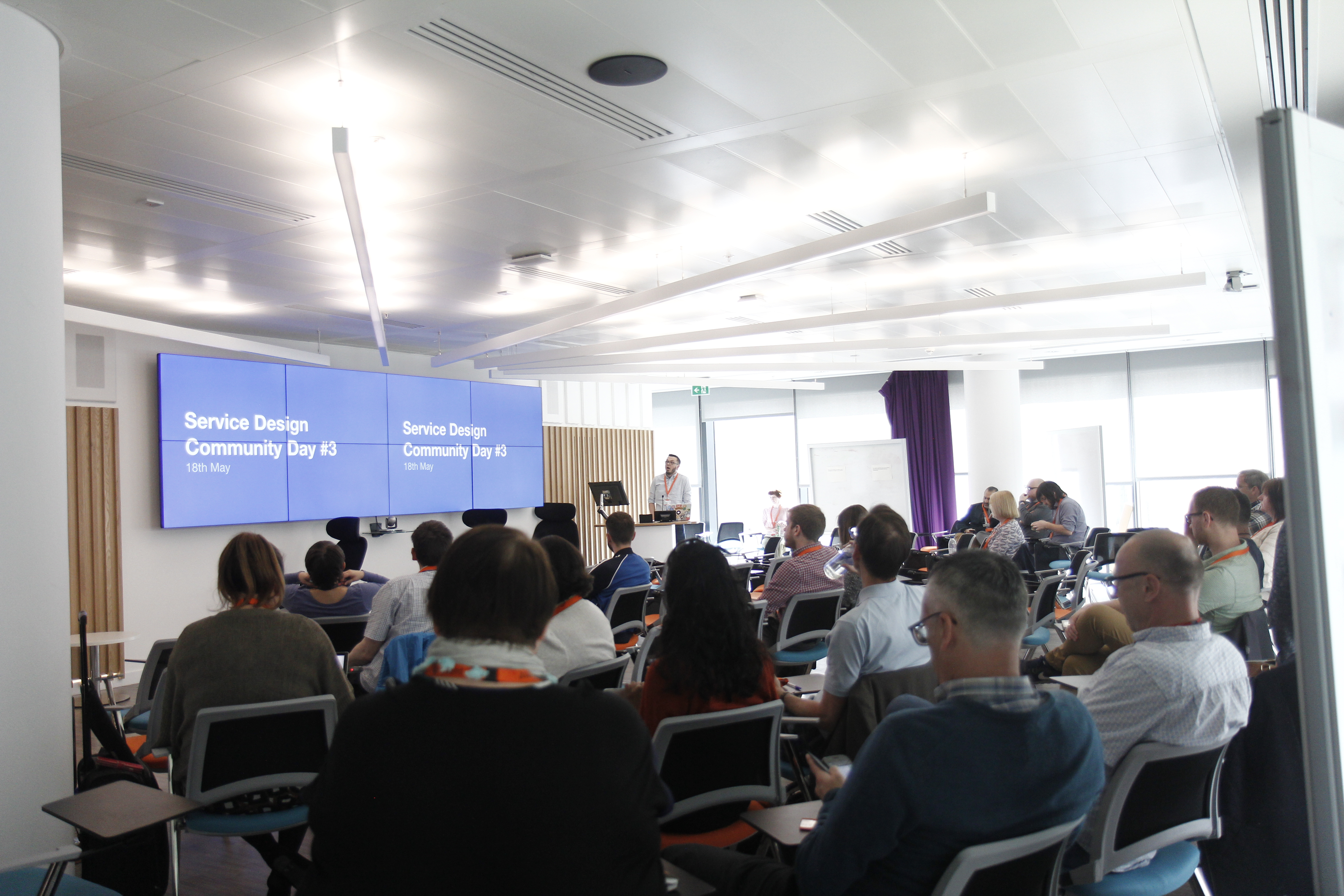 At one of the service design community days